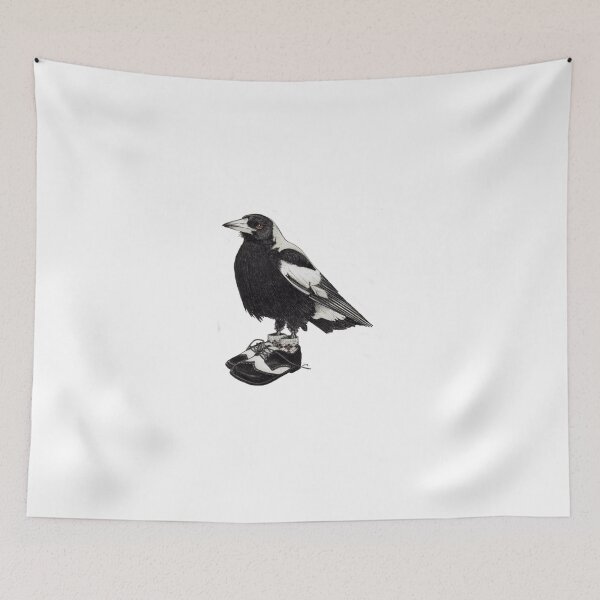 Item preview, Magpie in wingtips designed and sold by JimsBirds.