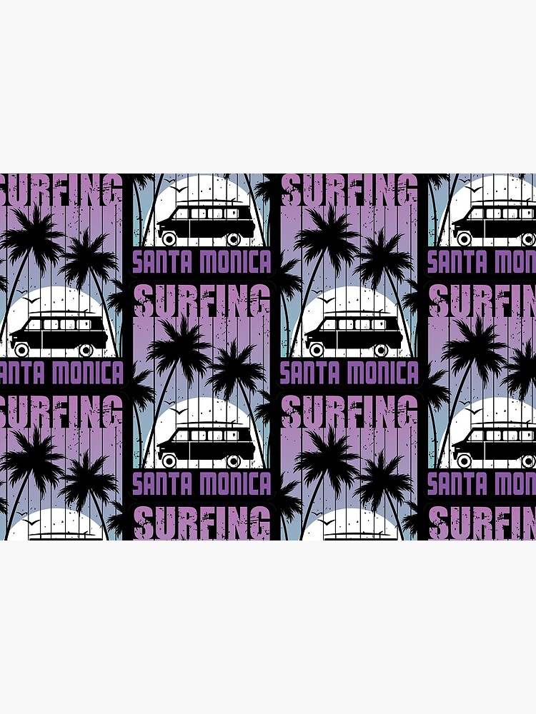 Santa Monica Beach, California, Sunshine and Surfing by artdesignforyou