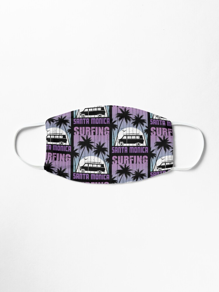 Alternate view of Santa Monica Beach, California, Sunshine and Surfing Mask