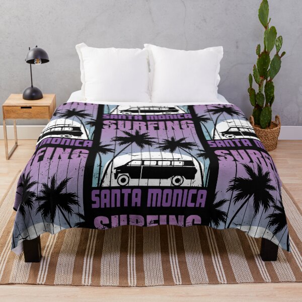 Item preview, Santa Monica Beach, California, Sunshine and Surfing designed and sold by artdesignforyou.