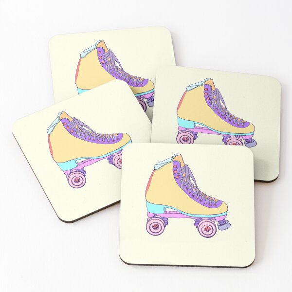 Item preview, Pastel Rainbow Roller Skates designed and sold by Katie Arpino.