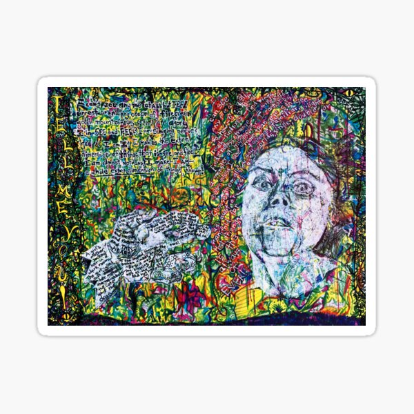 Tell Me You: Handwritten Poetry and Art Sticker