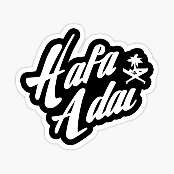 Guam Run 671 Hafa Adai Machete Logo Sticker For Sale By Run671guam Redbubble