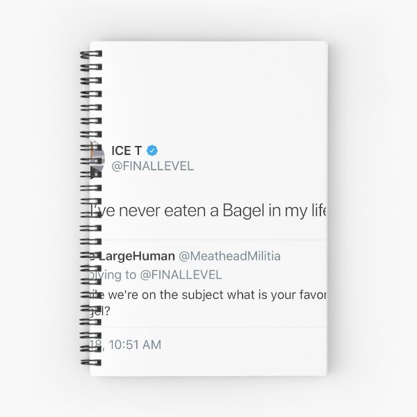 Item preview, ICE T BAGEL TWEET- ICE T FUNNY MOMENT  designed and sold by Hunters11.