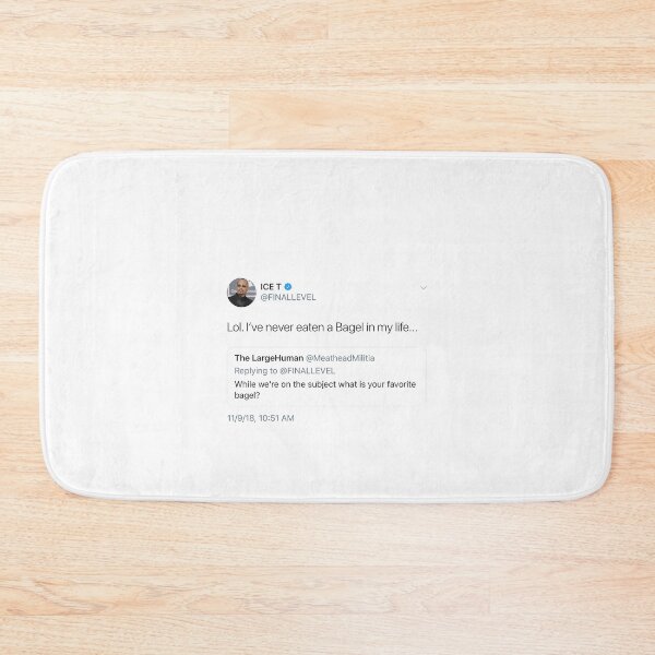 Item preview, ICE T BAGEL TWEET- ICE T FUNNY MOMENT  designed and sold by Hunters11.