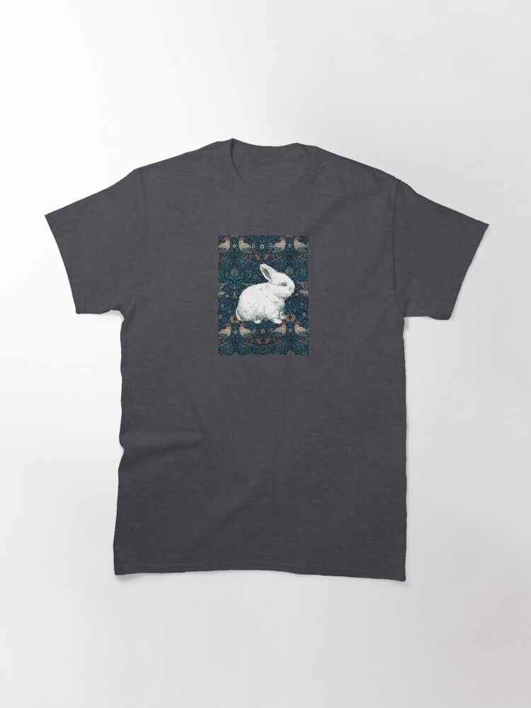 Thumbnail 2 of 7, Classic T-Shirt, A Rabbit in Morris's Garden designed and sold by MeganSteer.