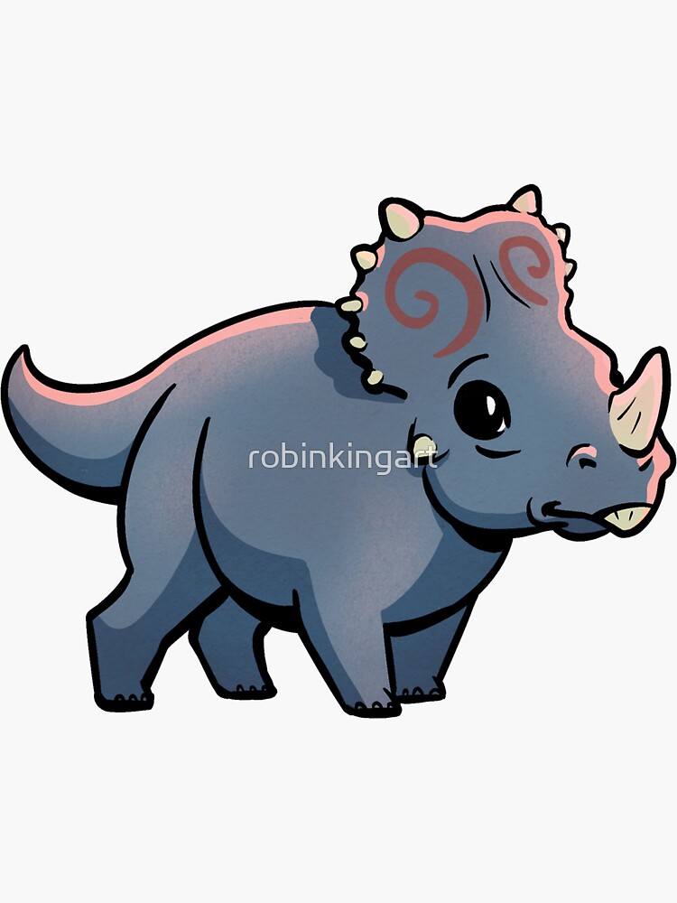 Styracosaurus by robinkingart
