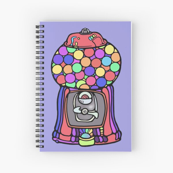 Gumball Machine Spiral Notebook