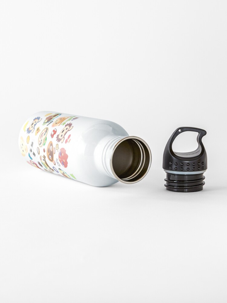 Alternate view of animal crossing cute villagers Water Bottle