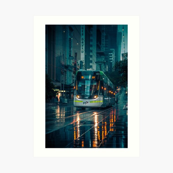 Melbourne Tram Melbourne Landmark Art Print