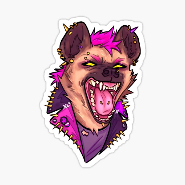 Item preview, Pink Punk Hyena designed and sold by salamandergay.