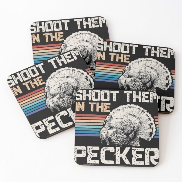 Item preview, Turkey Hunting Legend Gift Idea Shoot Em in The Pecker print designed and sold by Lisbob.