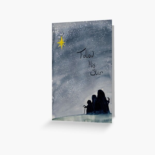 Follow His Star Greeting Card