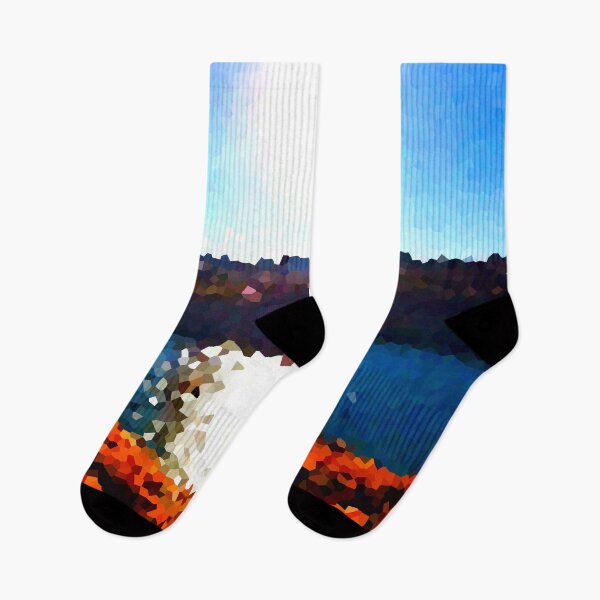Item preview, Red Rocks, River Sunset - Pix-elate designed and sold by IgniteWithin.