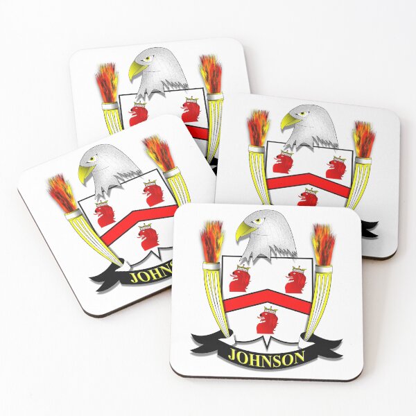 Item preview, Johnson Family Coat Of Arms designed and sold by Paddyarts.