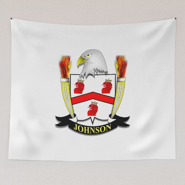 Item preview, Johnson Family Coat Of Arms designed and sold by Paddyarts.