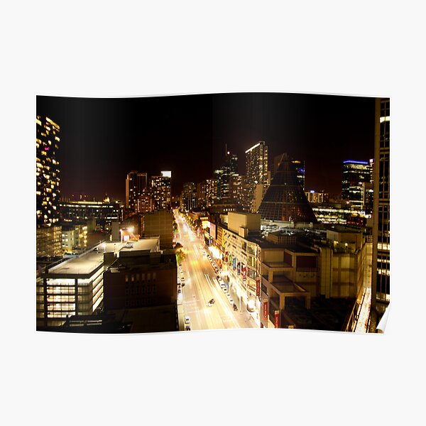Night LaTrobe St Poster