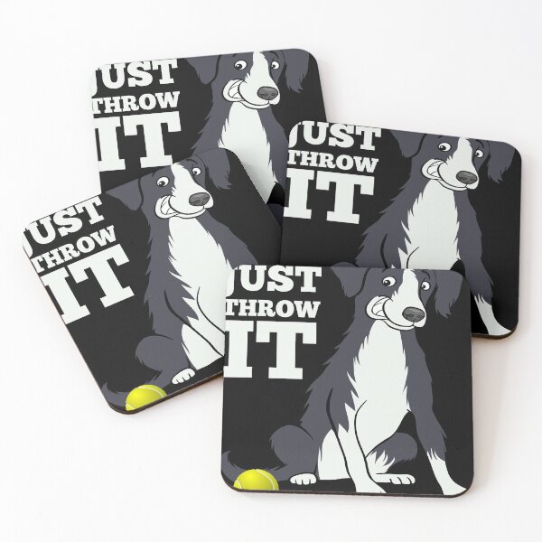 Item preview, Just Throw It Border Collie Lover Gift graphic designed and sold by Lisbob.