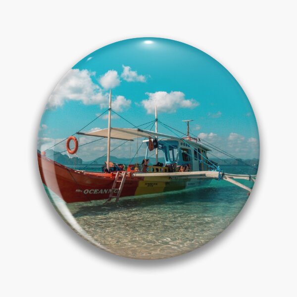 Artikelvorschau,  Palawan. Der schöne Strand und das farbenfrohe Boot mit blaugrünem Himmel sind ein perfektes Wohlfühlfoto für diejenigen, die sich ein bisschen kalt fühlen. entworfen und verkauft von ecdato.