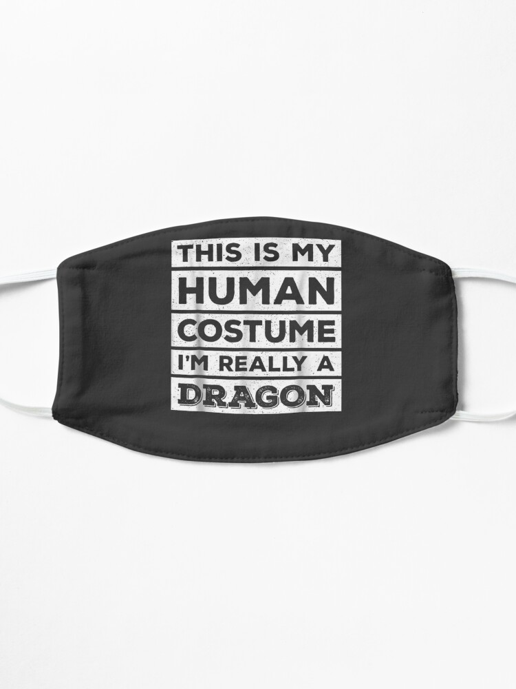 Alternate view of Human Costume Dragon Fire Breathing Beast Wings Mask