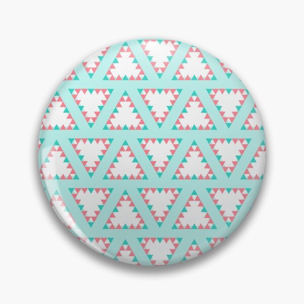 Item preview, Pastel Pink and Blue Geometric Summer Triangles designed and sold by shadowbright.