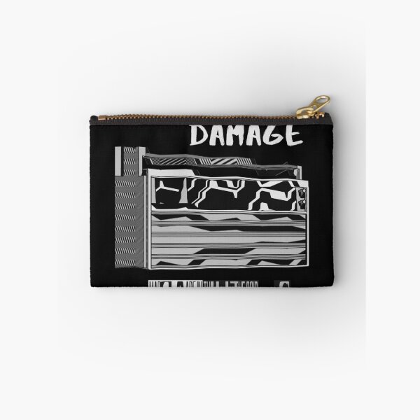 Item preview, Damage! Monochrome. Abstract Smashed Radio. Rock 'n Roll designed and sold by shirtdan.