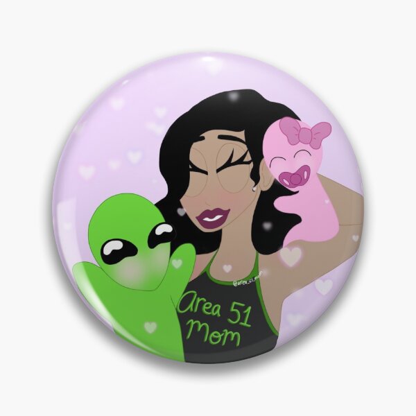 Item preview, Area 51 mom pin! designed and sold by area51-mom.