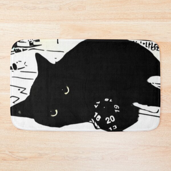 Item preview, Critical cuteness - D&D black cat designed and sold by Gordon Nelson.
