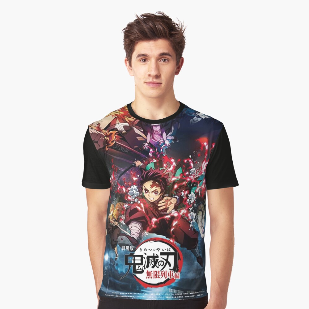 Demon slayer mugen train shirt Clearance