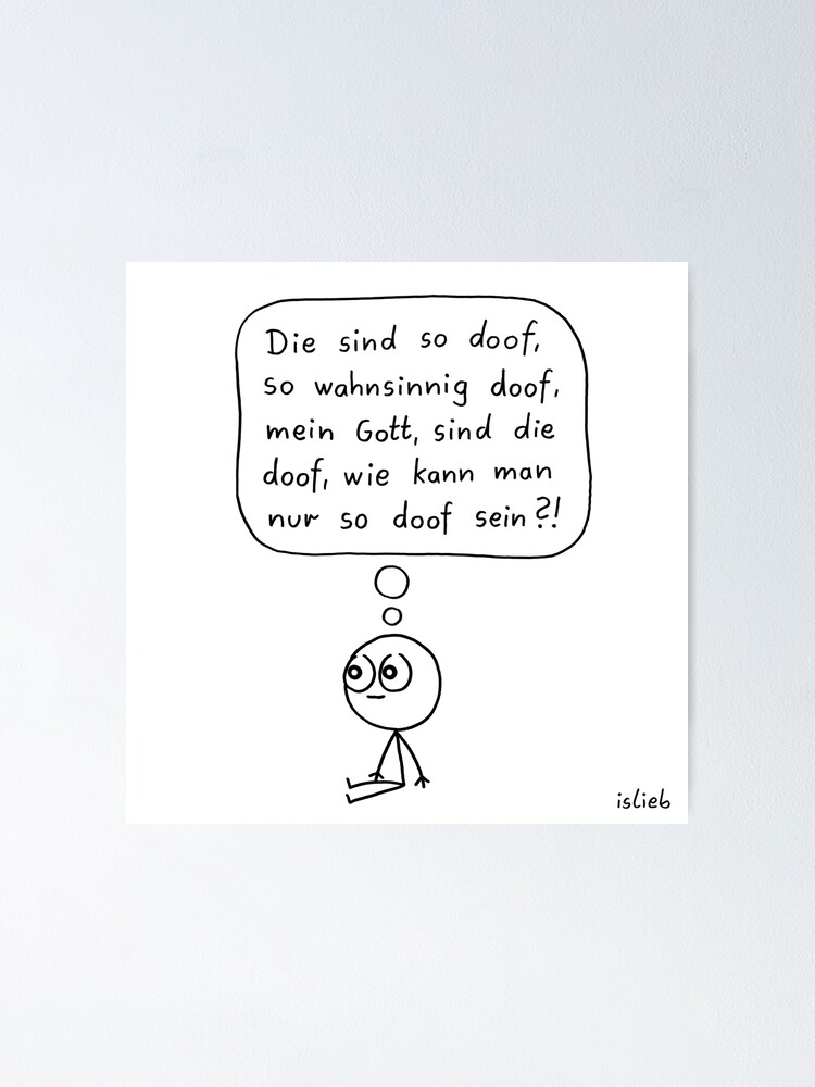 Thumbnail 1 von 3, Poster, Fassungslosigkeit designt und verkauft von islieb.