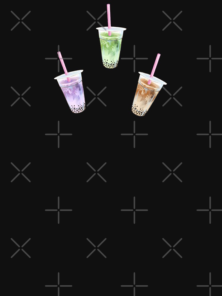 Imagen 7 de 7, Camiseta deportiva con la obra Lindo juego de té con leche Boba en acuarela, diseñada y vendida por emmaherren.