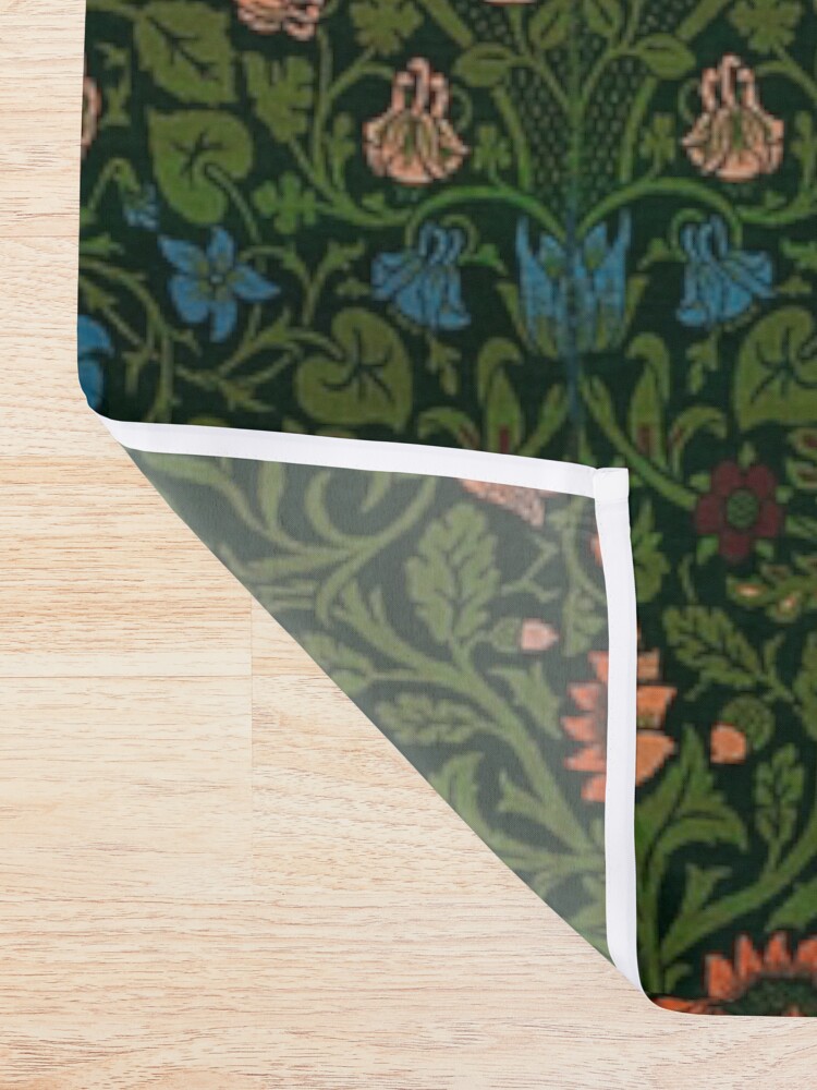 Alternate view of Violet and Columbine by William Morris, 1883 Shower Curtain