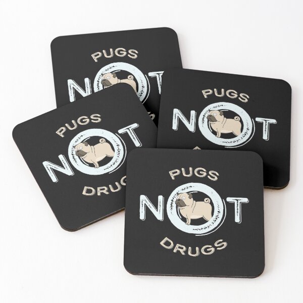 Item preview, Pugs Not Drugs - The Ultimate Cute Pug That You'll Want In Your Life Everyday! designed and sold by damanarora.