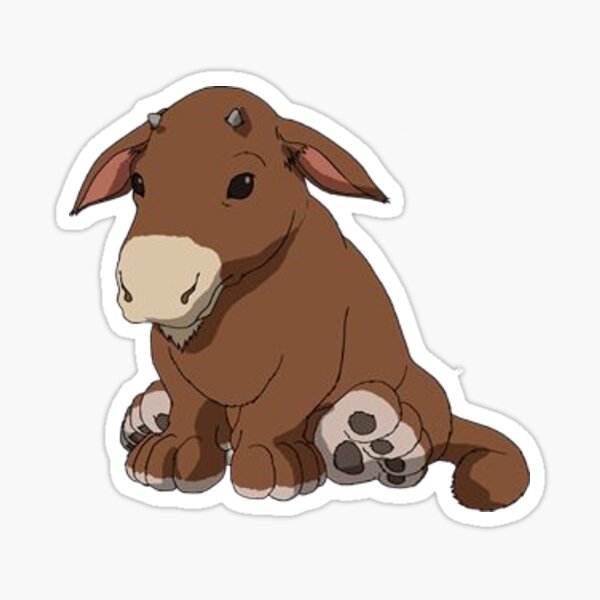 Baby Sabertooth Moose Lion Sticker by rileylh2018.