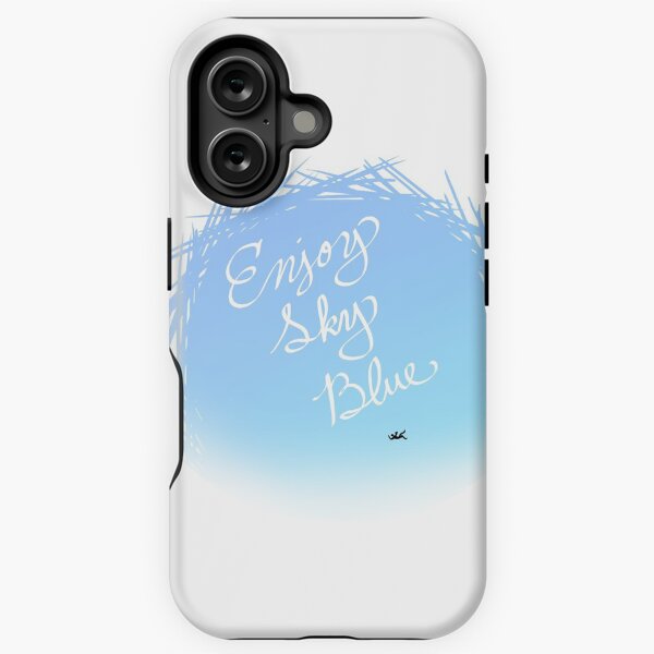 Vista previa del artículo con la obra «Disfruta Sky Blue - A», diseñado y vendido por Riversound.