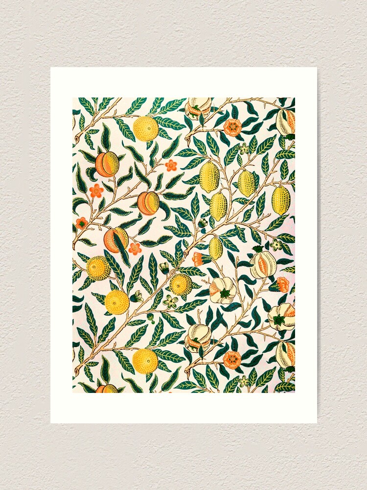 Alternate view of Fruit or Pomegranate by William Morris, 1865-66 Art Print