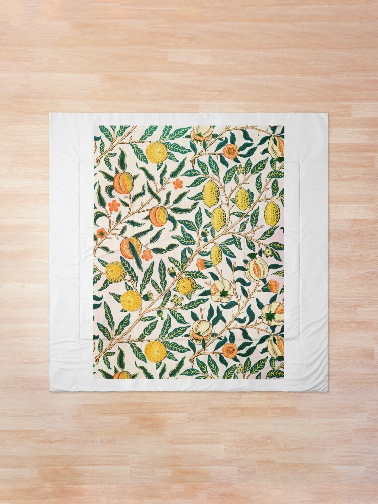 Alternate view of Fruit or Pomegranate by William Morris, 1865-66 Comforter