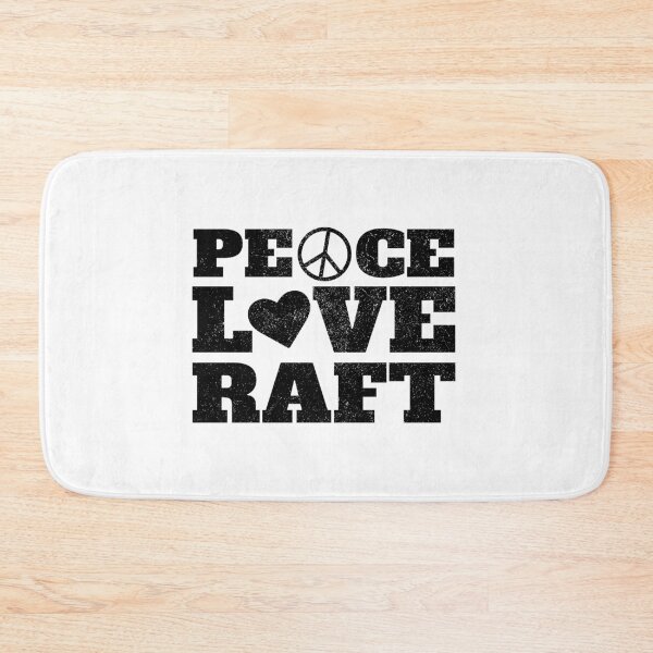 Item preview, Rafting - Retro Style - Peace Love Raft designed and sold by EstelleStar.