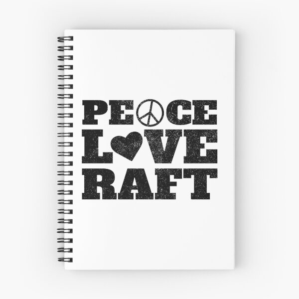 Item preview, Rafting - Retro Style - Peace Love Raft designed and sold by EstelleStar.