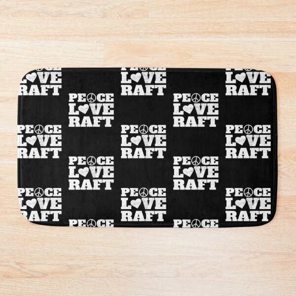 Item preview, Rafting - Retro Style - Peace Love Raft designed and sold by EstelleStar.
