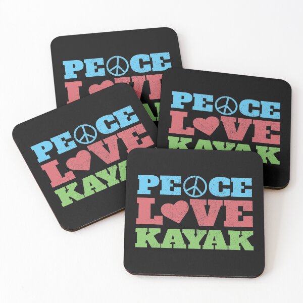 Item preview, Kayaking - Peace Love Kayak designed and sold by EstelleStar.