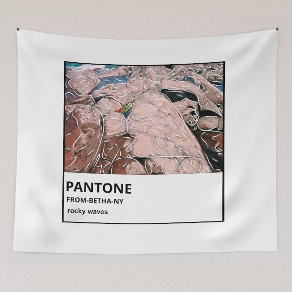 Item preview, rocky waves pantone designed and sold by -frombethany.