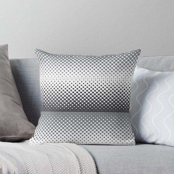 Item preview, silver shade halftone horizontal striped pattern background designed and sold by jennythip.
