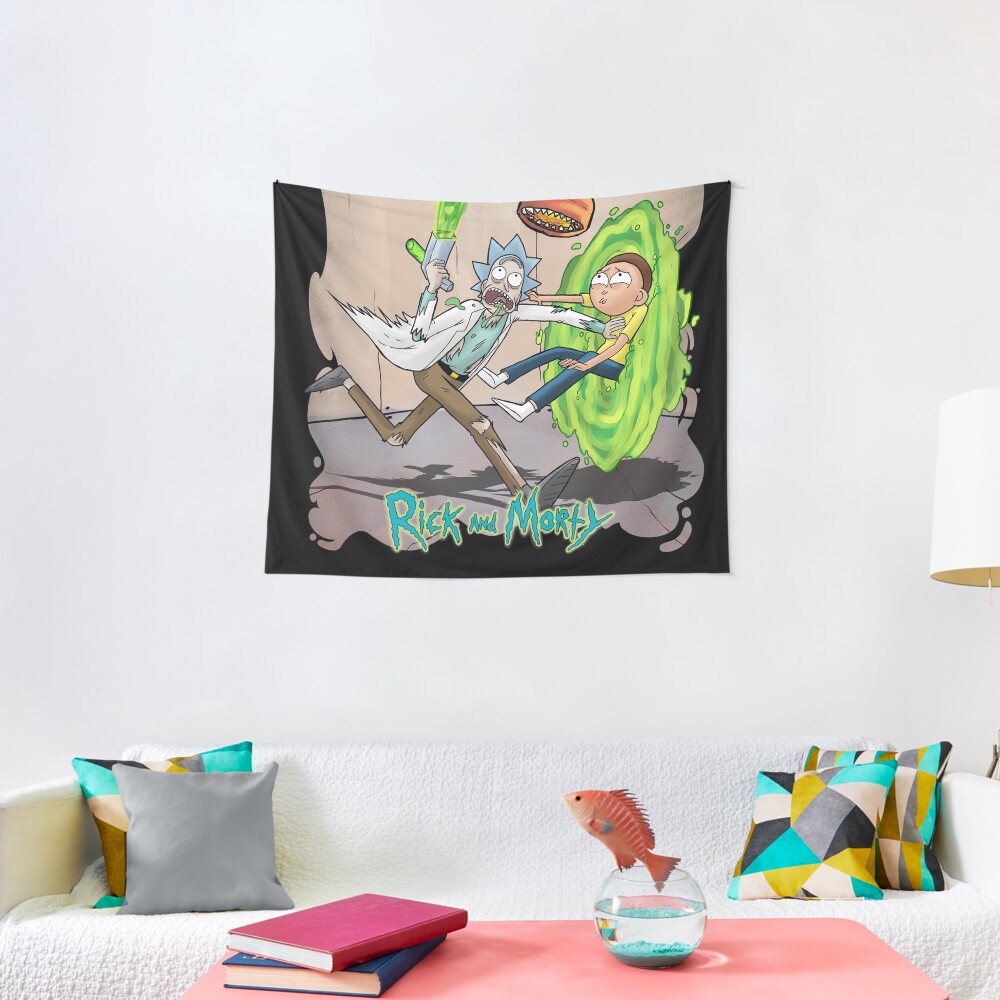 oh geezz! the monster appeared suddenly Tapestry