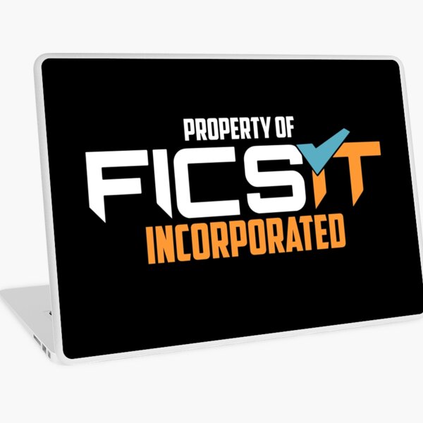 Item preview, Property of FICSIT Satisfactory Emblem designed and sold by breh-art.