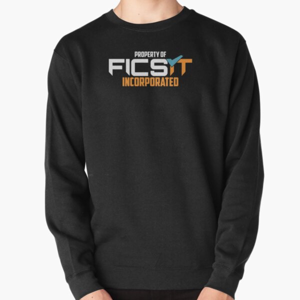Property of FICSIT Satisfactory Emblem Pullover Sweatshirt