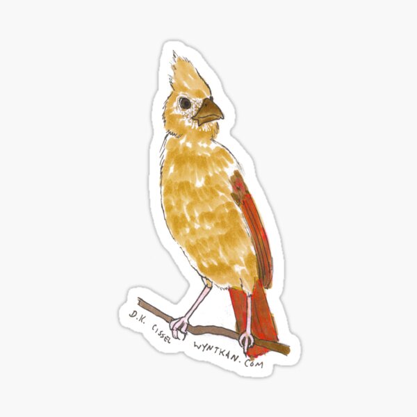 Baby Cardinal Sticker