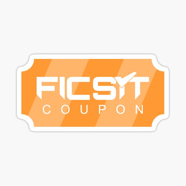 Satisfactory FICSIT AWESOME Shop Coupon Sticker