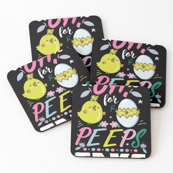 Item preview, Peeps Sake Fun Easter Egg Gift Cute Chick Design Idea print designed and sold by Lisbob.