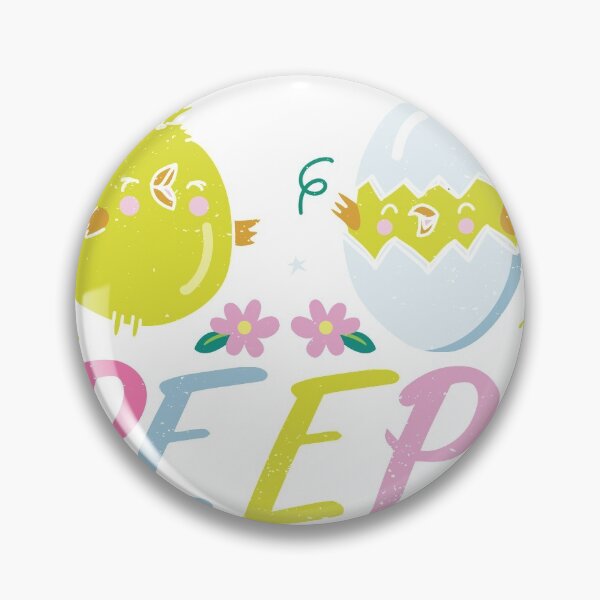 Item preview, Peeps Sake Fun Easter Egg Gift Cute Chick Design Idea print designed and sold by Lisbob.